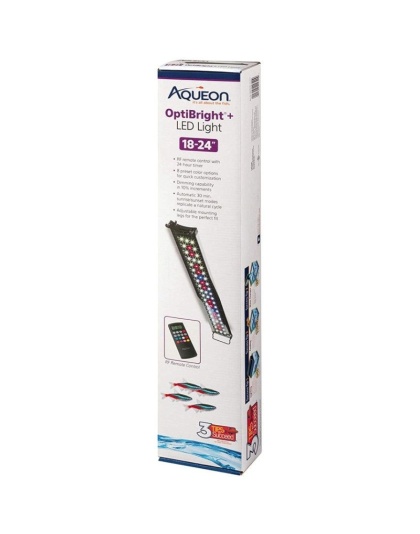 Aqueon OptiBright Plus LED Aquarium Light Fixture - 18"-24" Fixture