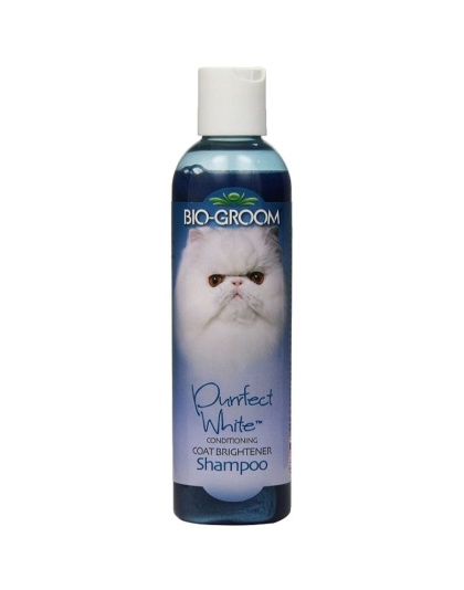 Bio Groom Purrfect White Cat Shampoo - 8 oz