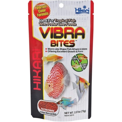Hikari Vibra Bites Tropical Fish Food - 2.57 oz