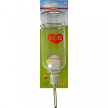 Kaytee Chew-Proof Glass Water Bottle - Large (26 oz)