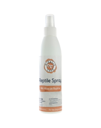 Miracle Care Reptile Spray - Kills Mites on Reptiles - 8 oz