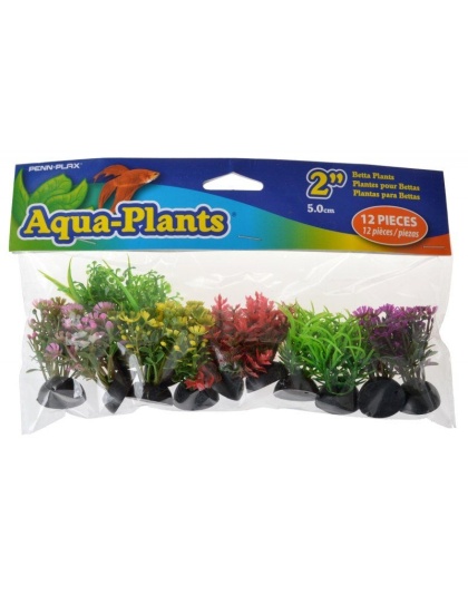 Penn Plax Aqua-Plants Betta Plants - Small - 12 Count
