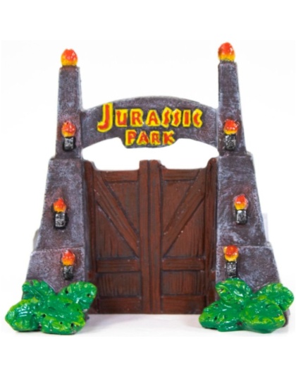 Penn Plax Jurassic Park Mini Gate Aquarium Ornament - 1 count