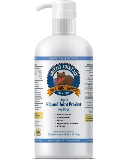 Grizzly Dog Joint Aid Liquid 16oz.